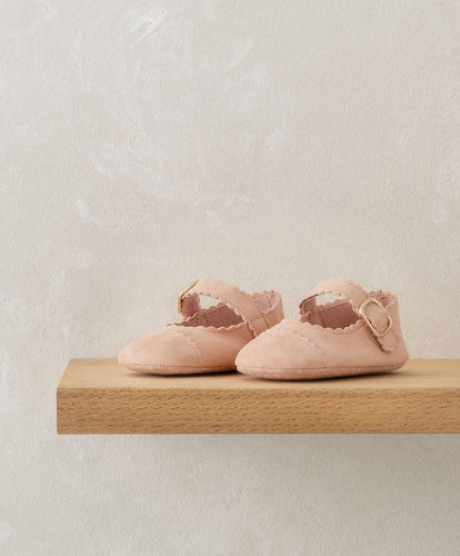Mamas & Papas Shoes & Booties Scallop Pram Shoes - Pink
