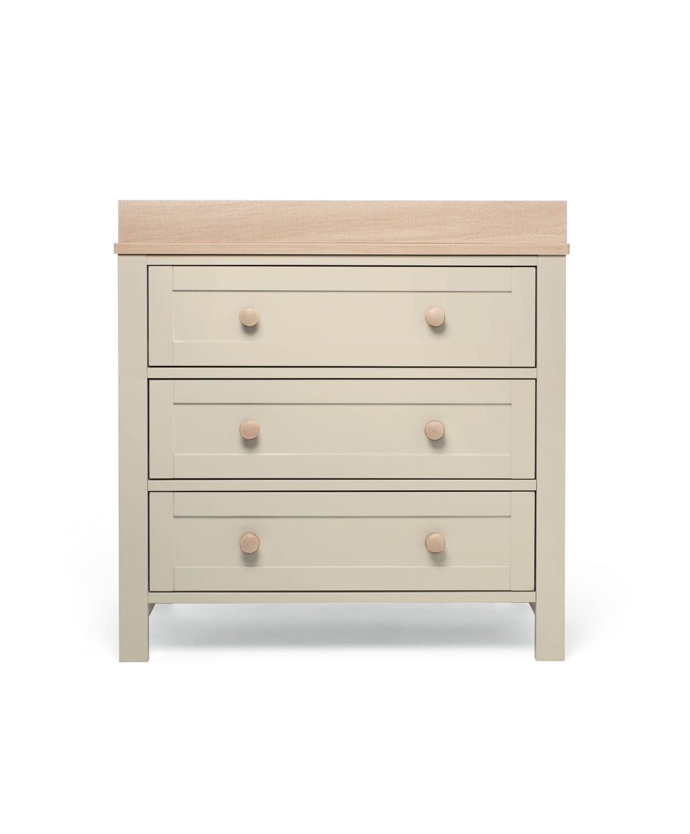 Mamas &amp; Papas Small Cotbed Bundles Wedmore 3 Piece Small Cotbed Range With Dresser Changer &amp; Wardrobe - Cashmere.