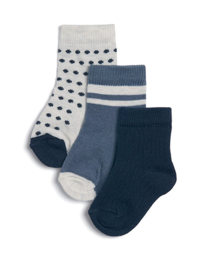 Mamas & Papas Socks (Set of 3) - Blue