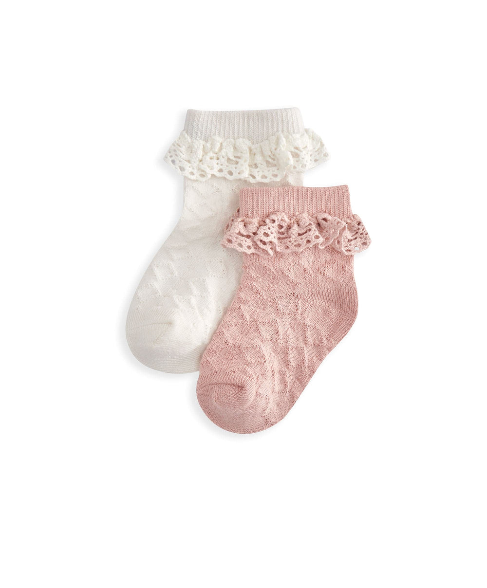 Mamas &amp; Papas Socks &amp; Tights Frill Socks (Pack of 2)