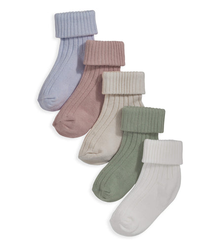 Mamas & Papas Socks & Tights Ribbed Socks (Set of 5) - Multi