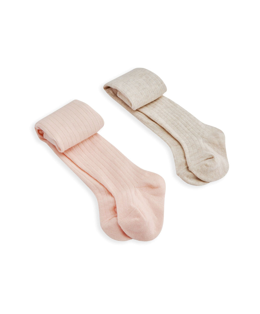 Mamas &amp; Papas Socks &amp; Tights Ribbed Tights (Pack of 2)