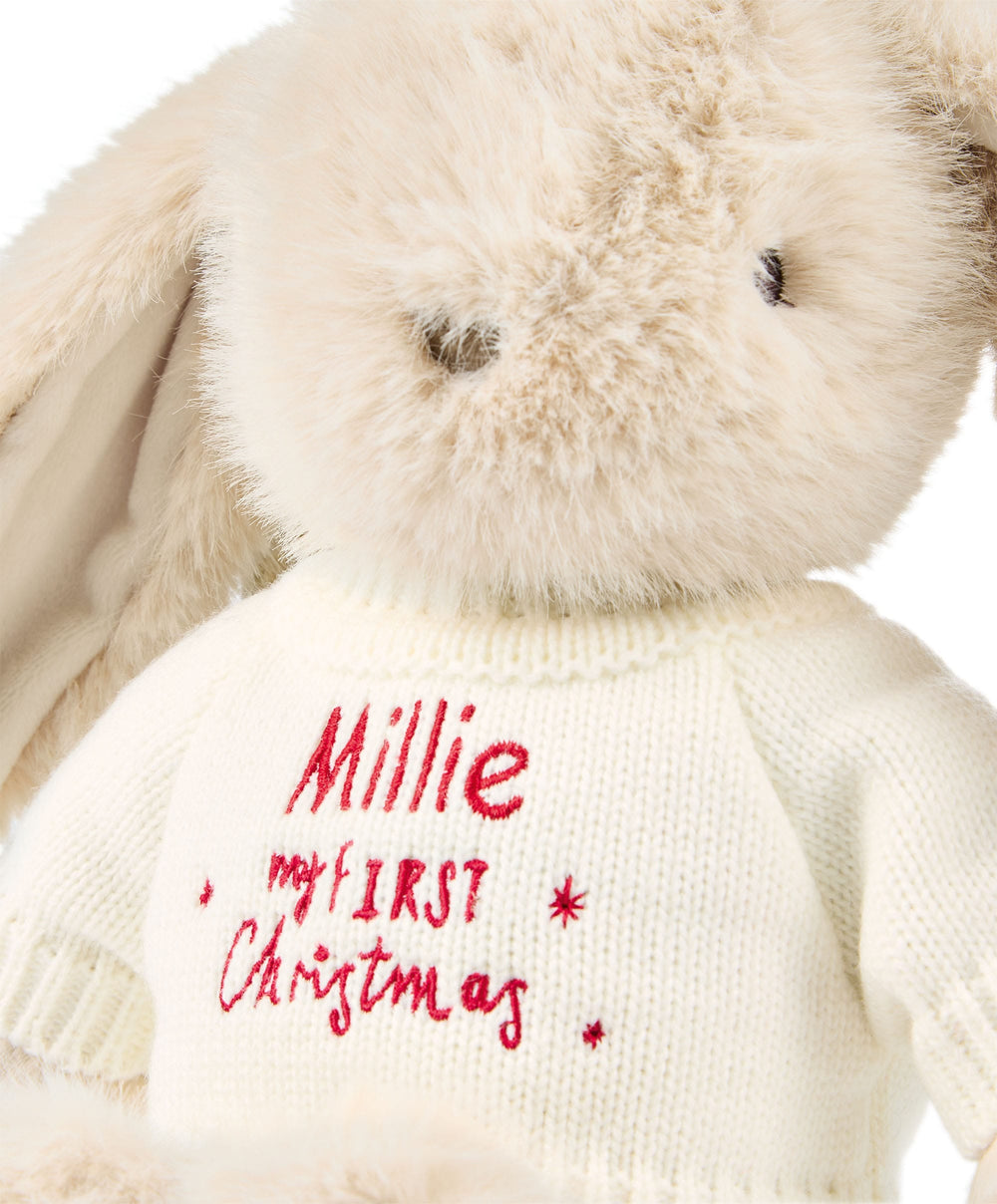 Mamas &amp; Papas Soft Toy - Xmas Bunny 2026