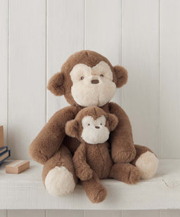 Mamas & Papas Soft Toys Soft Toy - Small Beanie Monty Monkey
