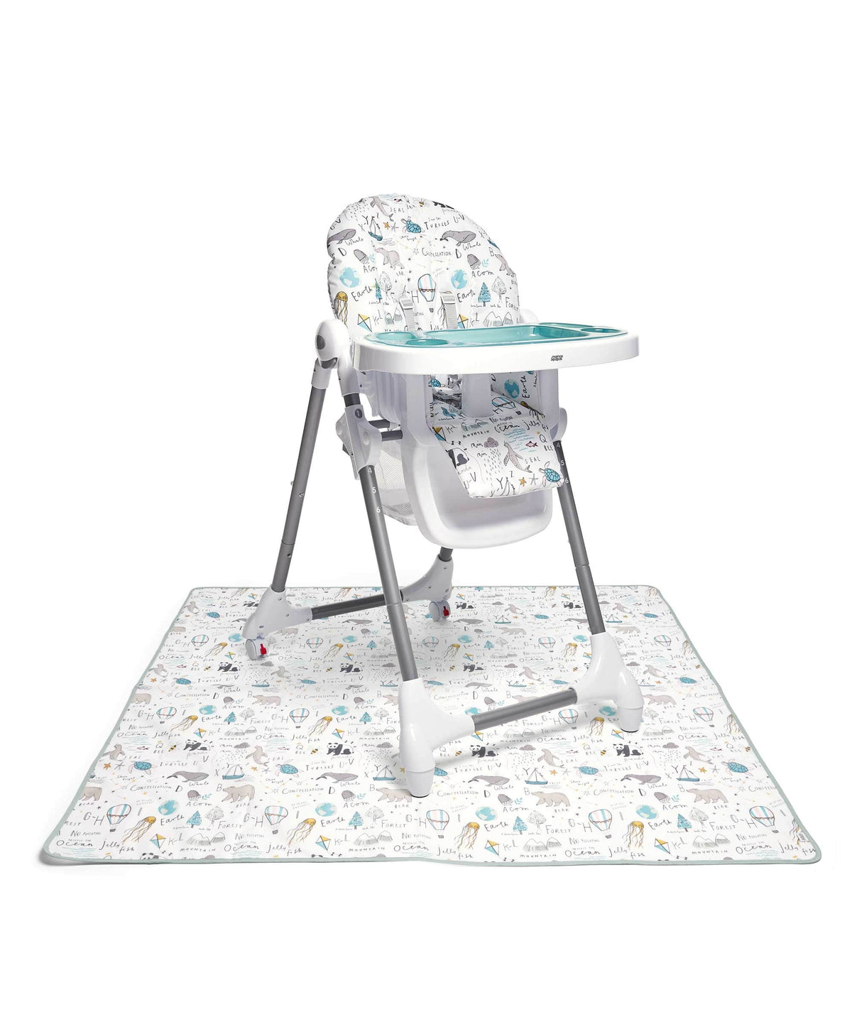 Snax Highchair Weaning Splash Mat Bundle Happy Planet – Mamas