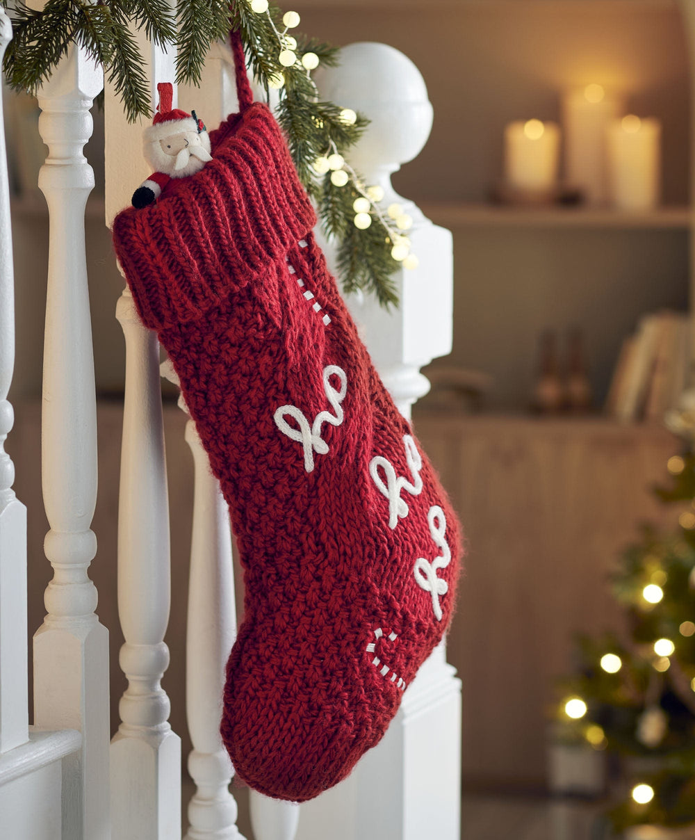 Mamas &amp; Papas Stockings HO HO HO Christmas Stocking