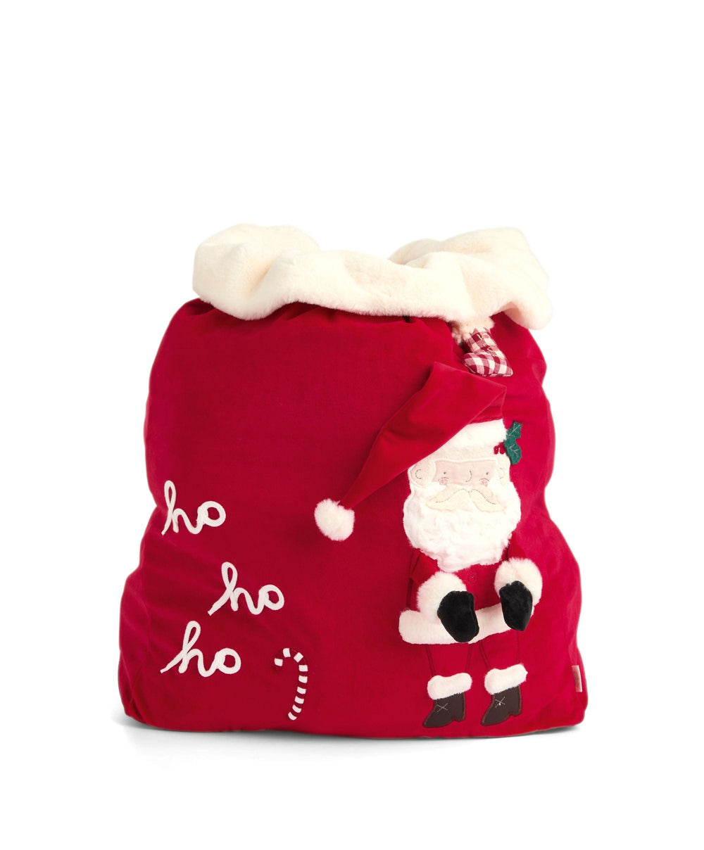 Mamas &amp; Papas Stockings HO HO HO Santa Sack - Red