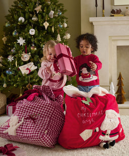 Mamas & Papas Stockings Large Sack - Gingham 2026