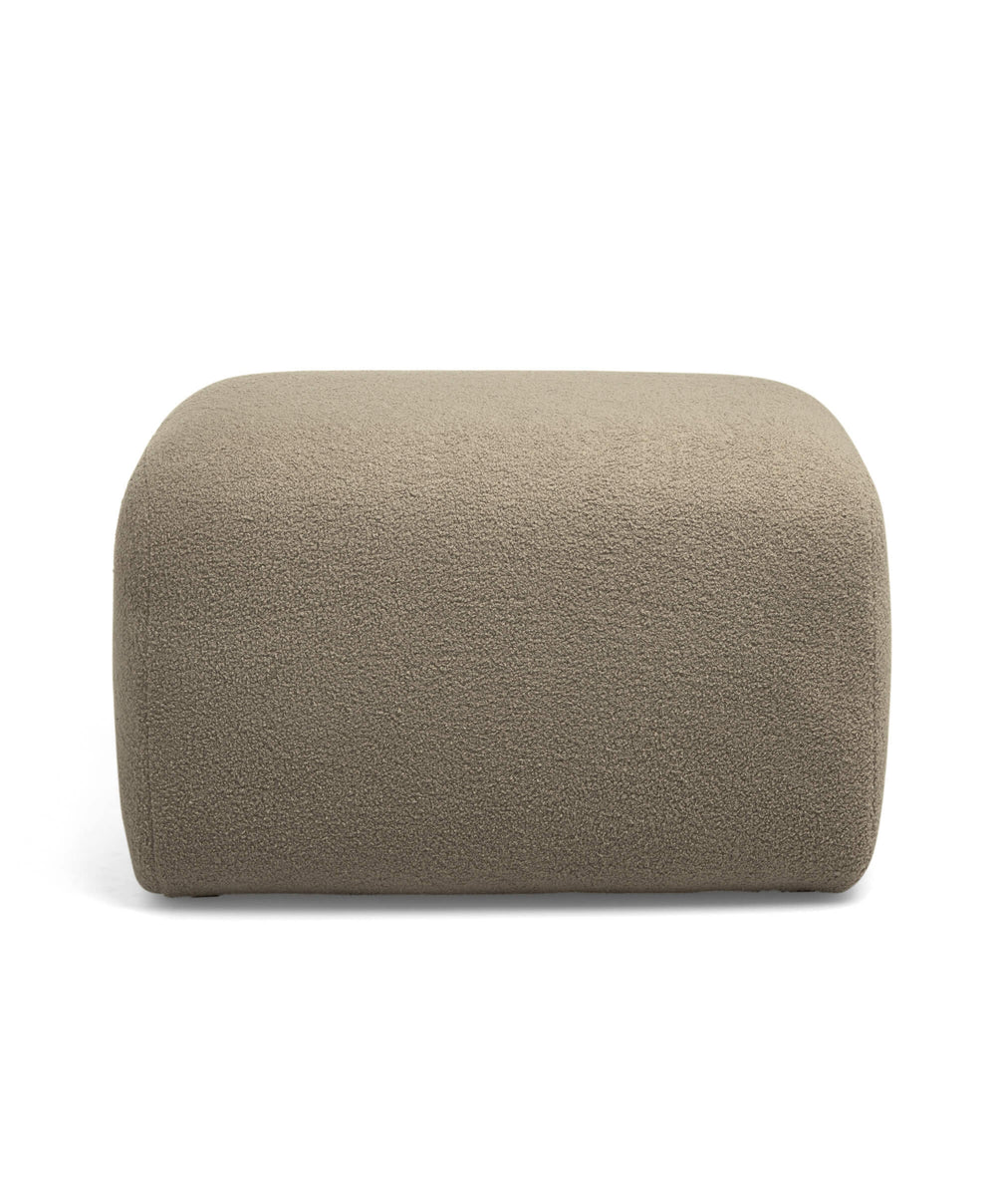 Mamas &amp; Papas Stools Royton Footstool - Mink Boucle