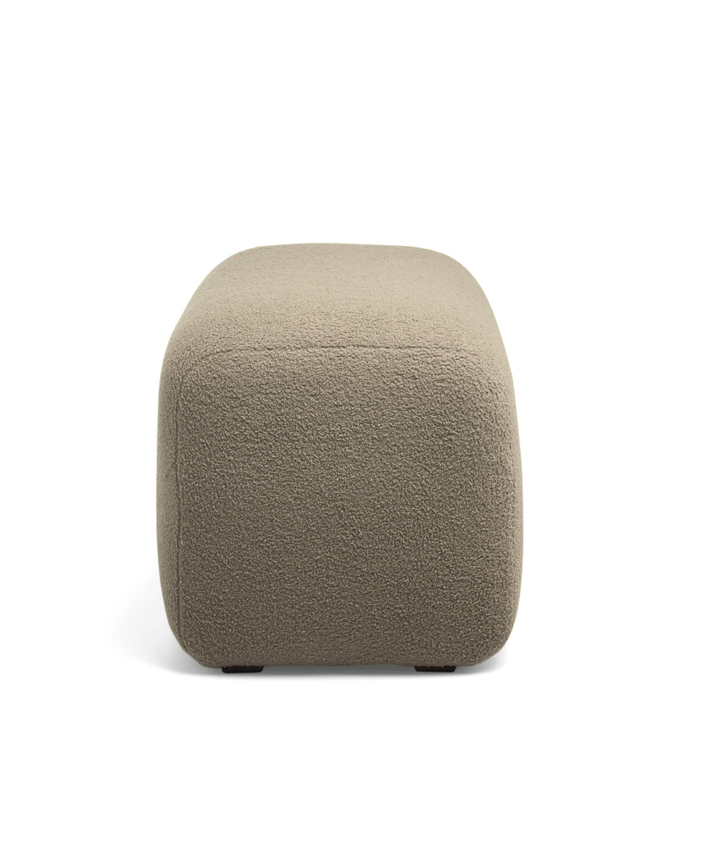 Mamas &amp; Papas Stools Royton Footstool - Mink Boucle