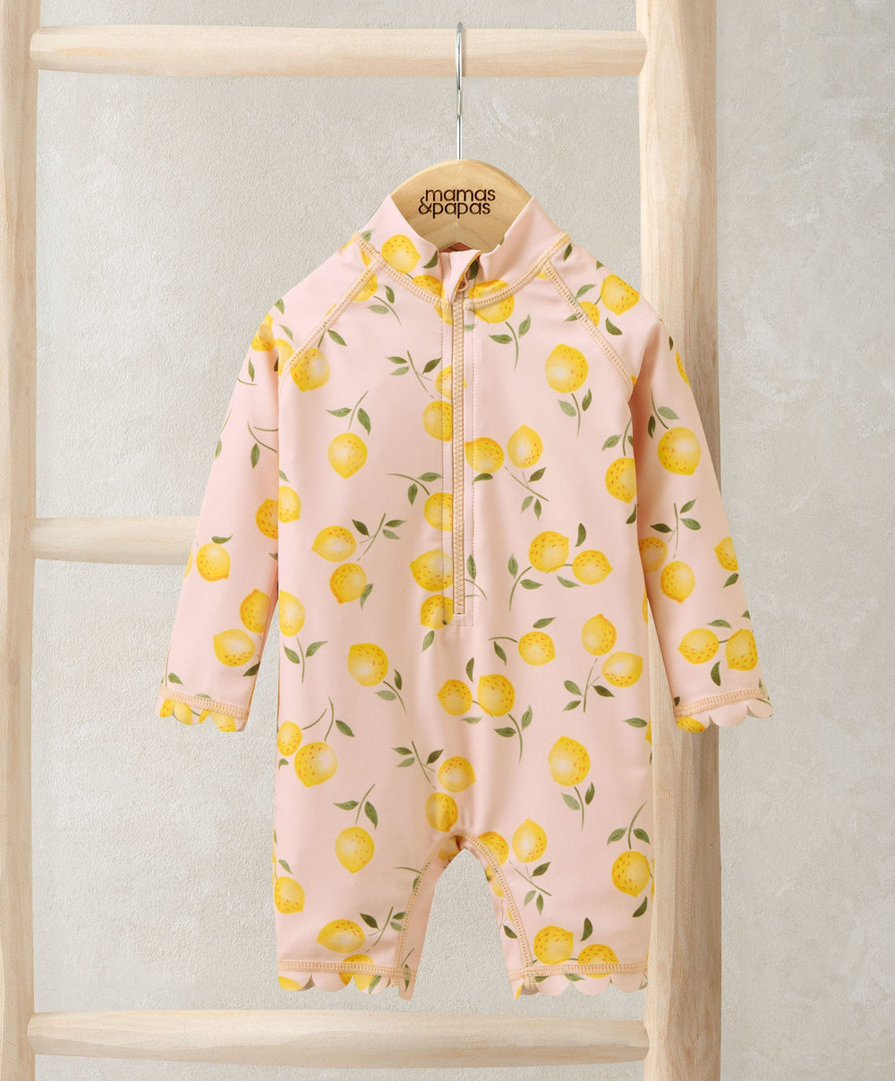 Mamas &amp; Papas Swimwear Lemon Print Rashsuit