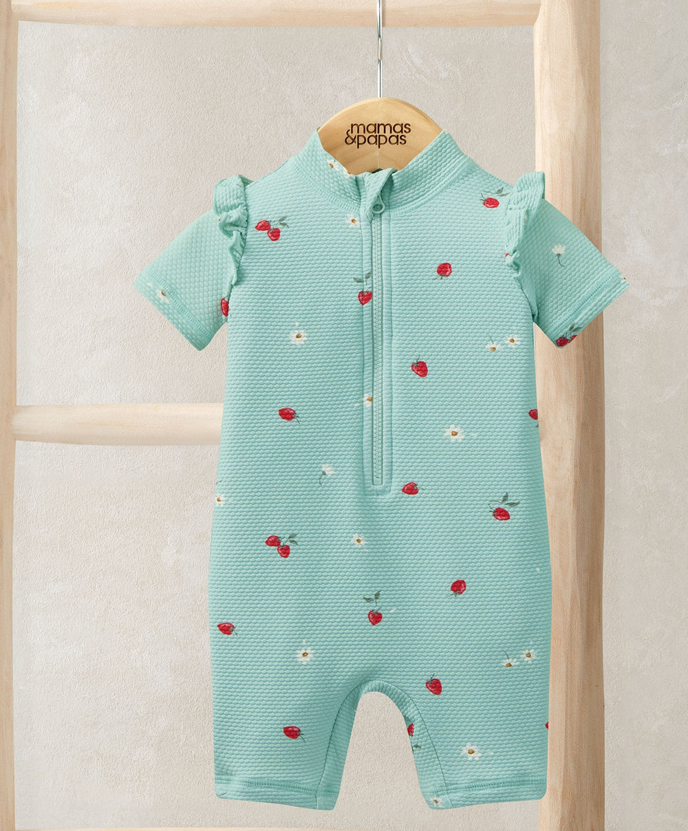 Mamas &amp; Papas Swimwear Strawberry Rashsuit