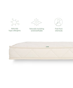 Mamas & Papas The Little Green Sheep Natural Sprung Cot Bed Mattress