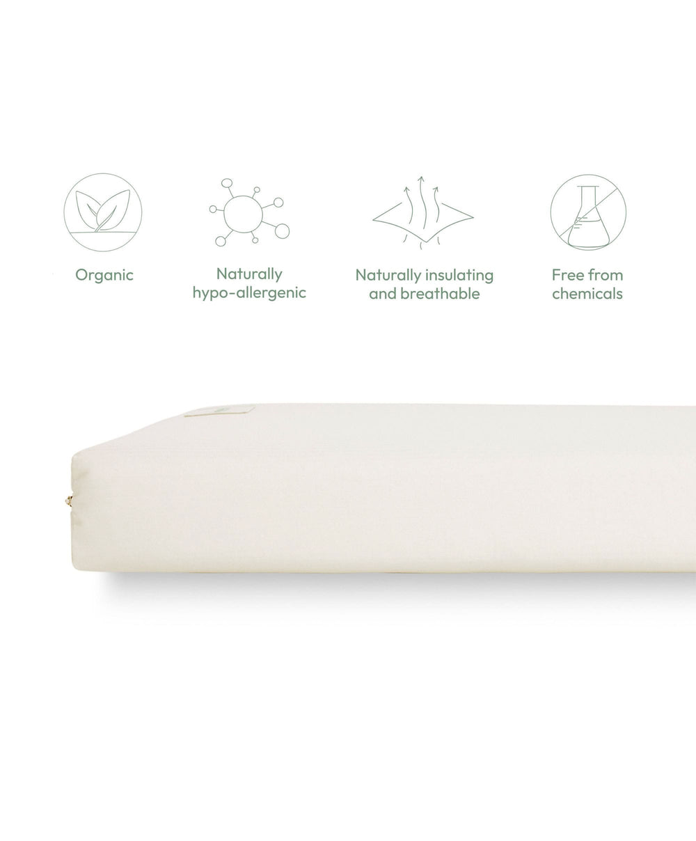 Mamas &amp; Papas The Little Green Sheep Organic Cot Bed Mattress