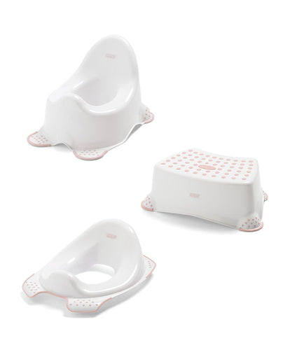 Mamas & Papas Toilet Training Essentials Bundle (3 Pieces) - Blossom Pink