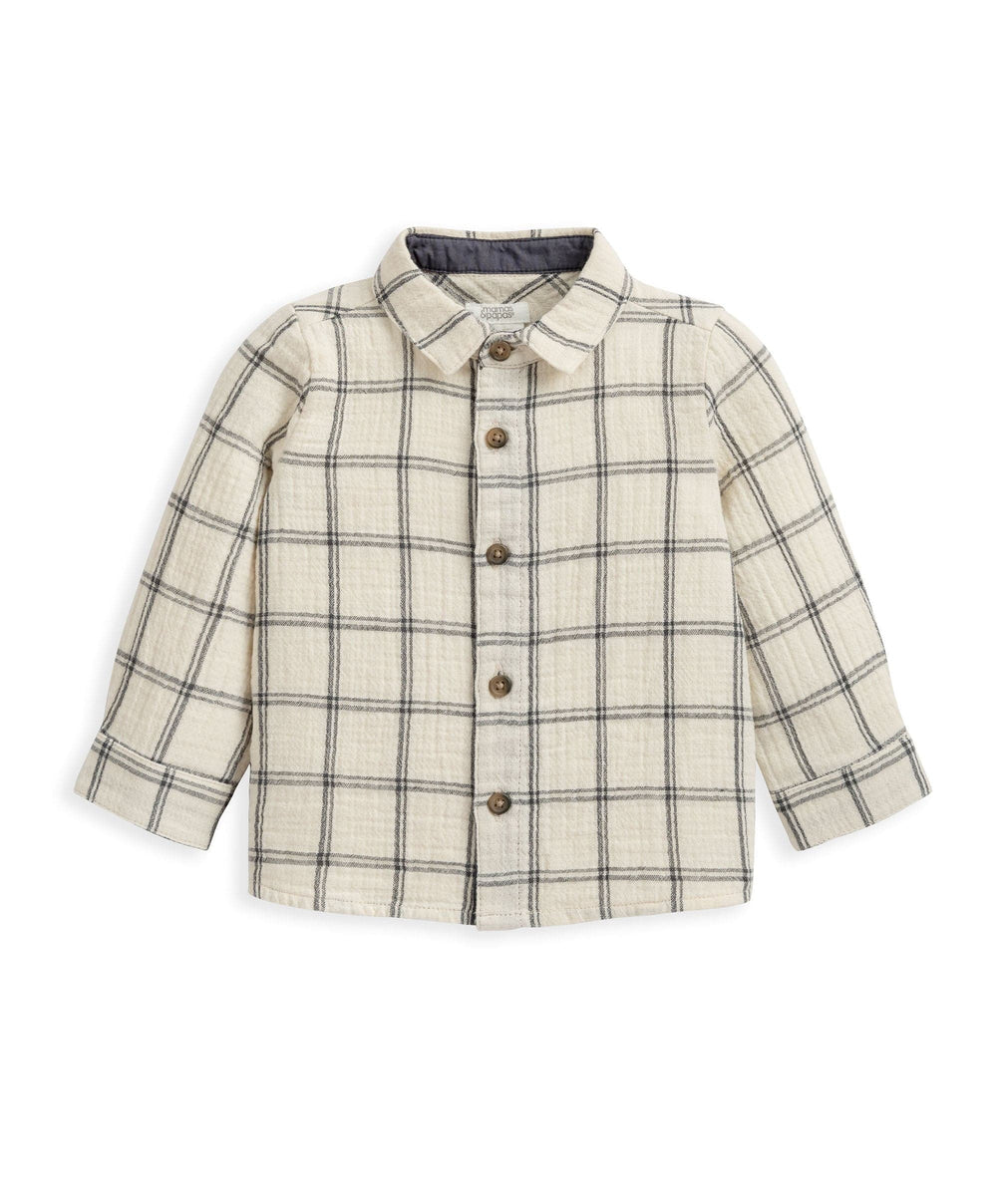 Mamas &amp; Papas Tops &amp; Shirts Check Shirt