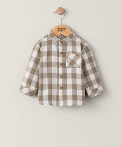 Mamas & Papas Tops & Shirts Check Shirt - Brown