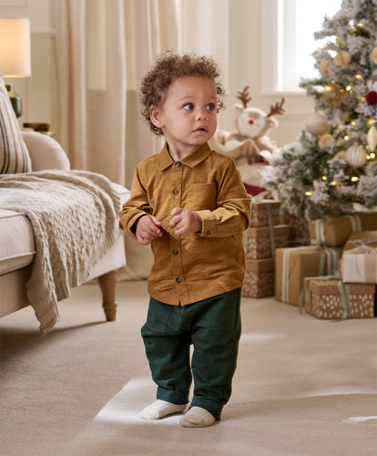 Mamas & Papas Tops & Shirts Cord Shirt - Camel
