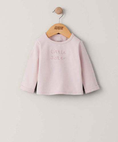 Mamas & Papas Tops & Shirts Little Sister T-Shirt - Pink