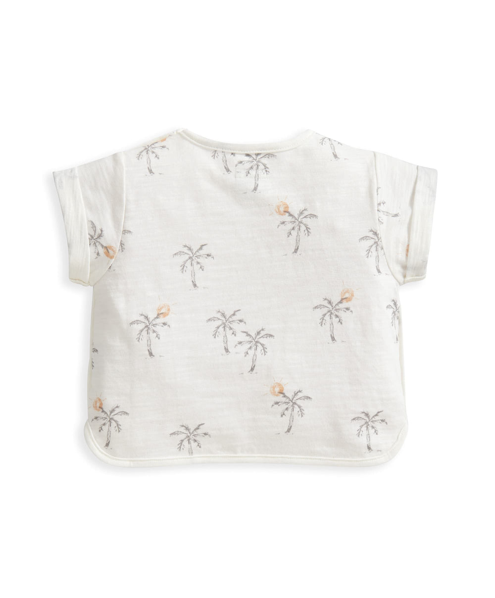 Mamas &amp; Papas Tops &amp; Shirts Palm Tree Boxy T-Shirt
