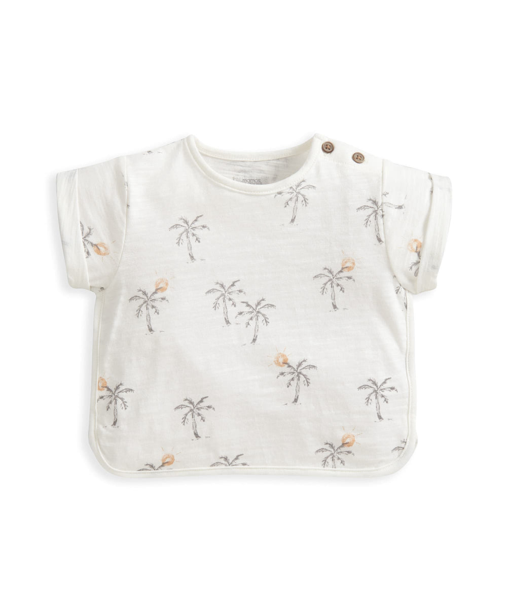 Mamas &amp; Papas Tops &amp; Shirts Palm Tree Boxy T-Shirt