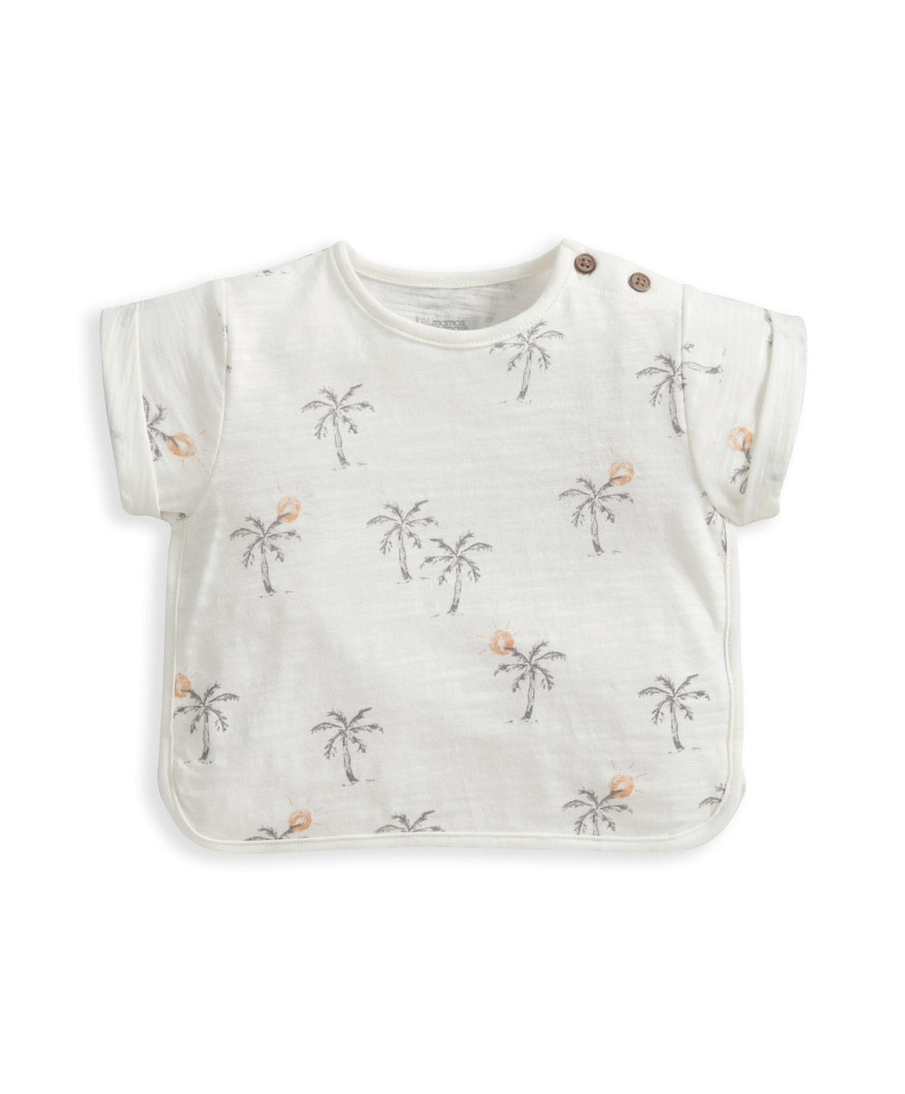 Mamas &amp; Papas Tops &amp; Shirts Palm Tree Boxy T-Shirt