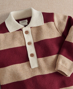 Mamas & Papas Tops & Shirts Rudby Stripe Knit Top