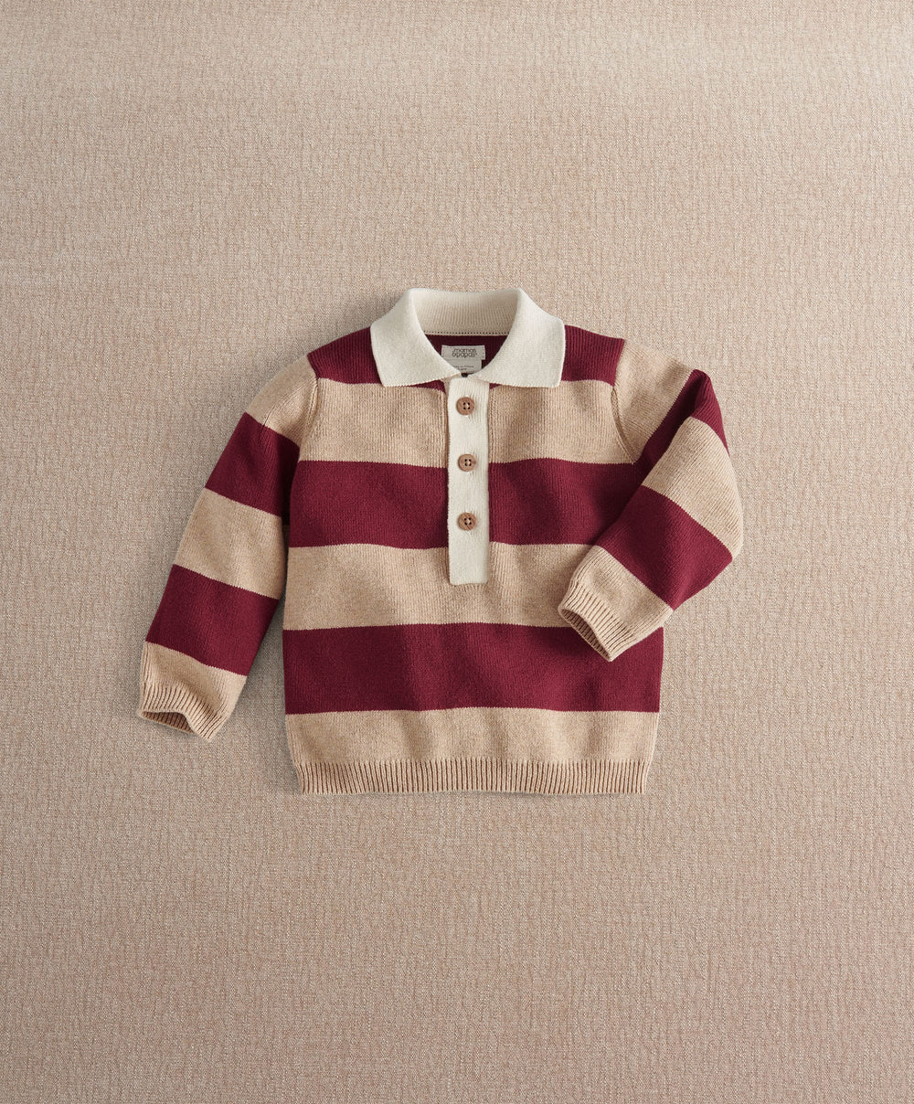 Mamas &amp; Papas Tops &amp; Shirts Rudby Stripe Knit Top
