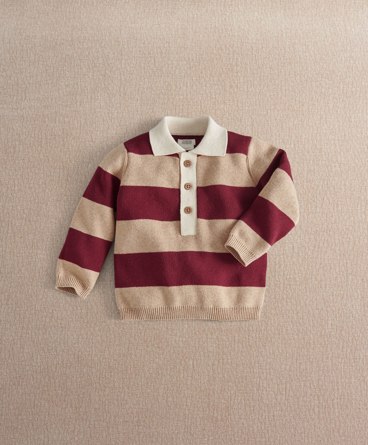 Mamas & Papas Tops & Shirts Rudby Stripe Knit Top