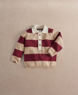 Mamas & Papas Tops & Shirts Rudby Stripe Knit Top