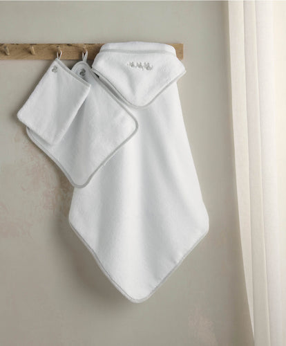 Mamas & Papas Towelling Elephant Print Baby Towelling Set (Pack of 3)