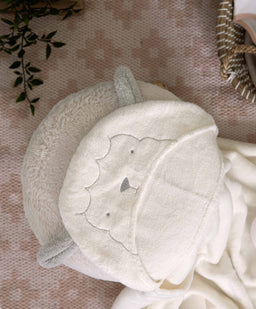 Mamas & Papas Towelling Hooded Baby Towel - Lamb