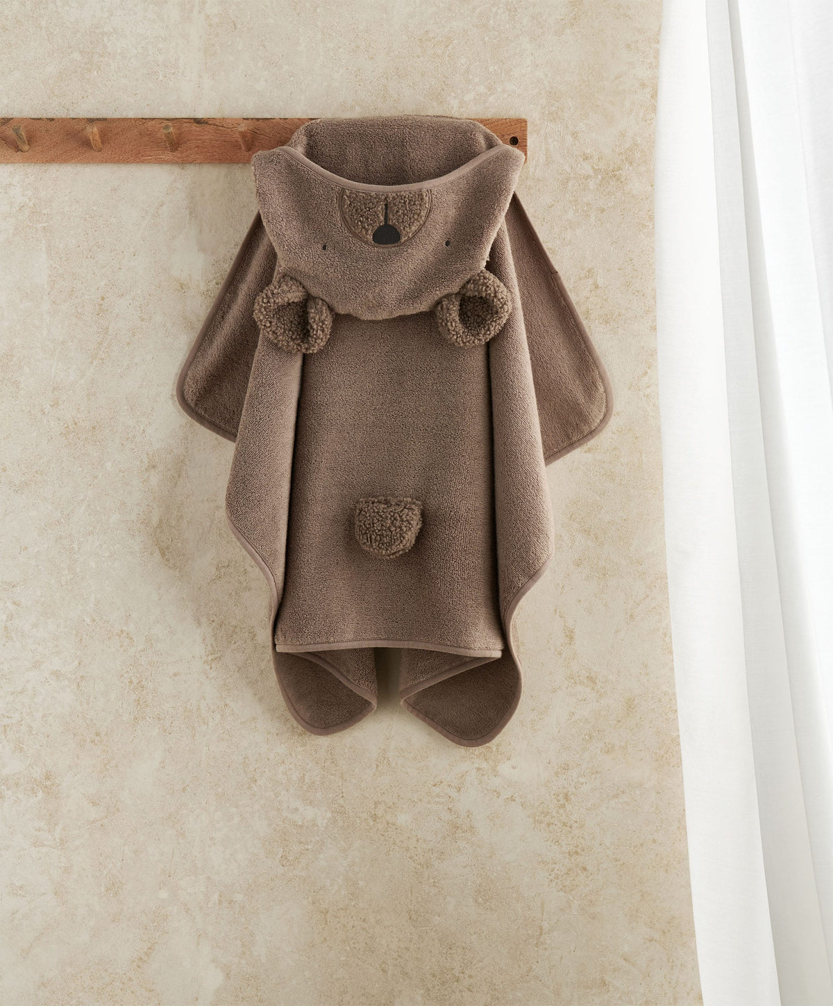 Mamas & Papas Towelling Hooded Towel - Bear