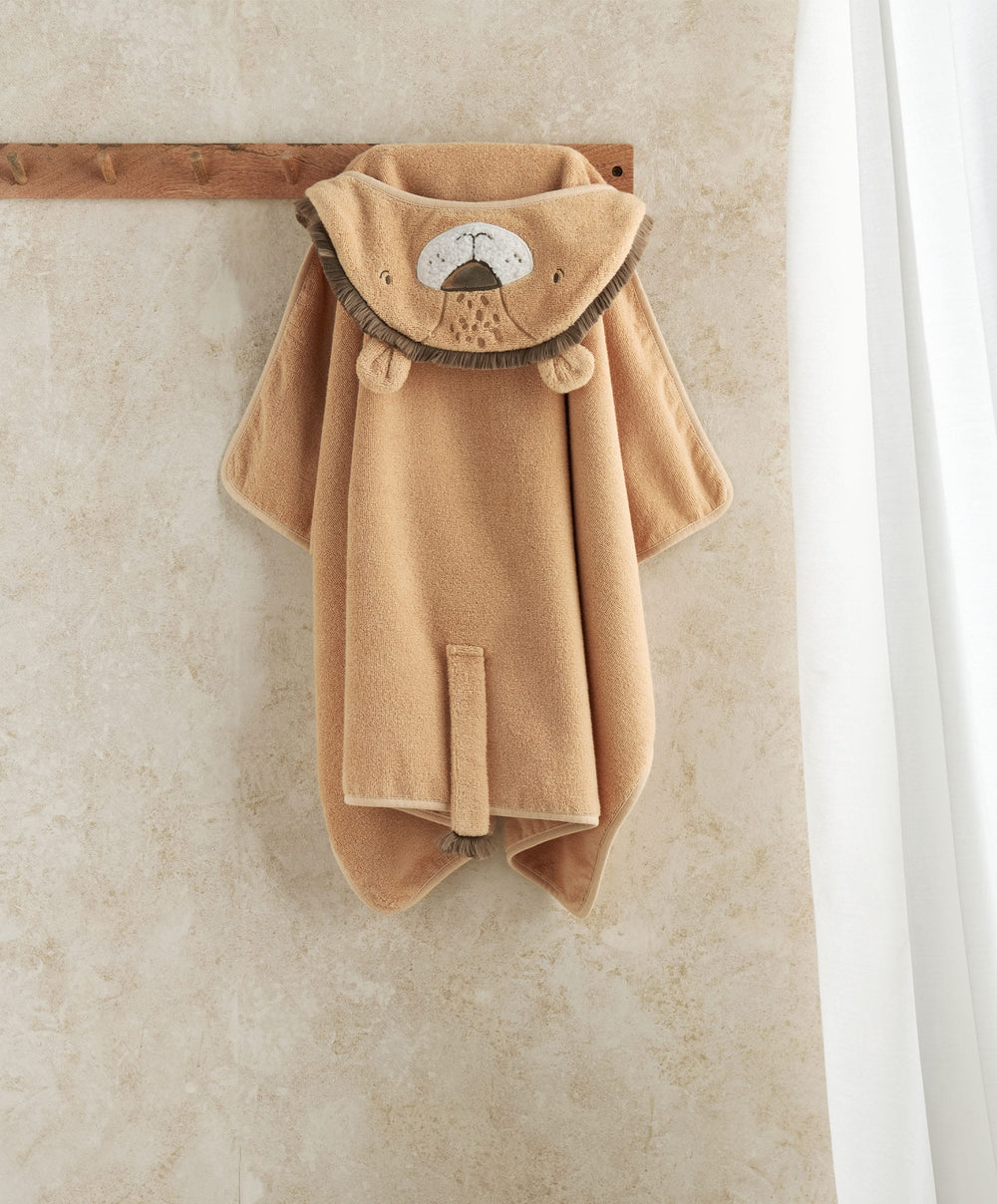Mamas &amp; Papas Towelling Hooded Towel - Lion