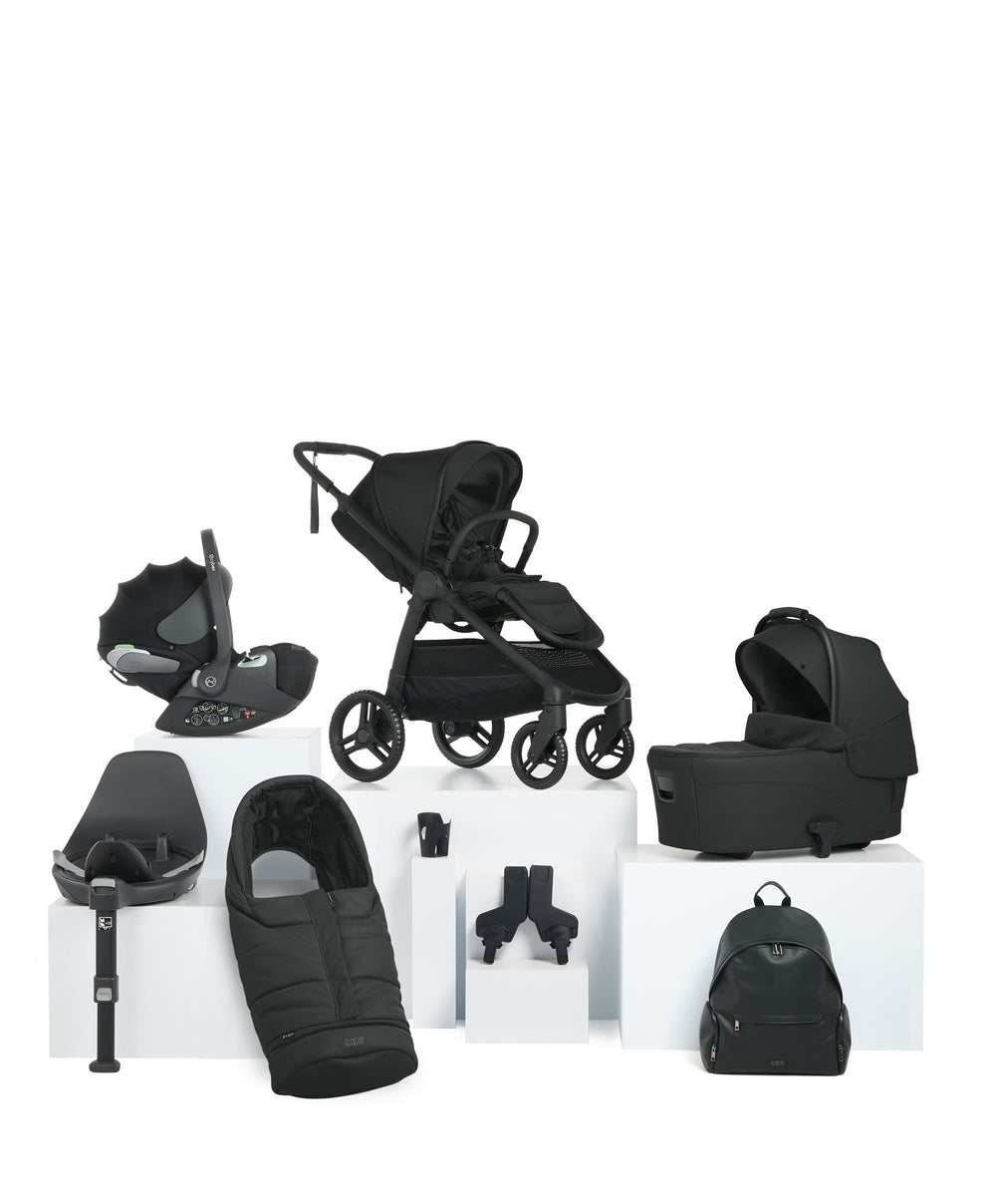 Mamas &amp; Papas Travel Systems Ocarro 2 Pushchair Bundle With Cybex Cloud T i-Size Rotating Baby Car Seat &amp; Base (8 Pieces) - Eclipse
