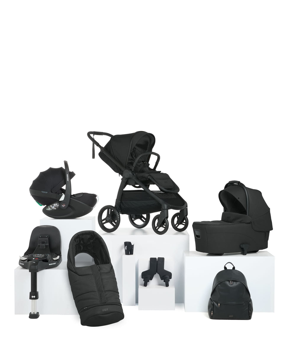 Mamas &amp; Papas Travel Systems Ocarro 2 Pushchair Bundle With Maxi-Cosi Pebble 360 Pro² Car Seat &amp; Base (8 Pieces) - Eclipse