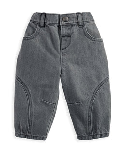 Mamas & Papas Trousers & Leggings Charcoal Barrel Leg Jeans
