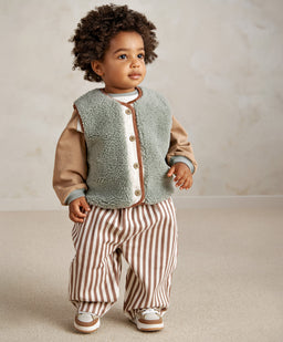Mamas & Papas Trousers & Leggings Clay & Cream Stripe Trouser