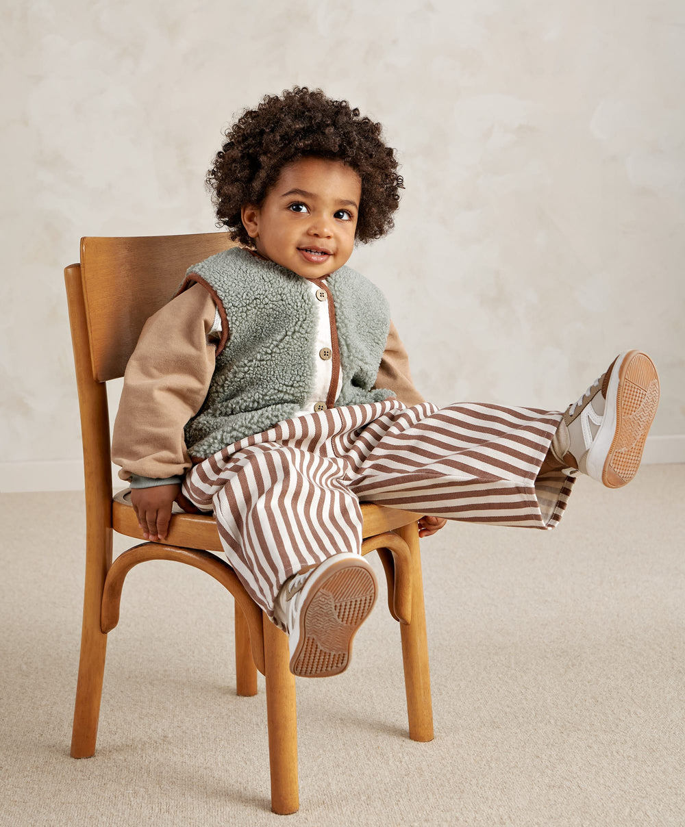 Mamas &amp; Papas Trousers &amp; Leggings Clay &amp; Cream Stripe Trouser