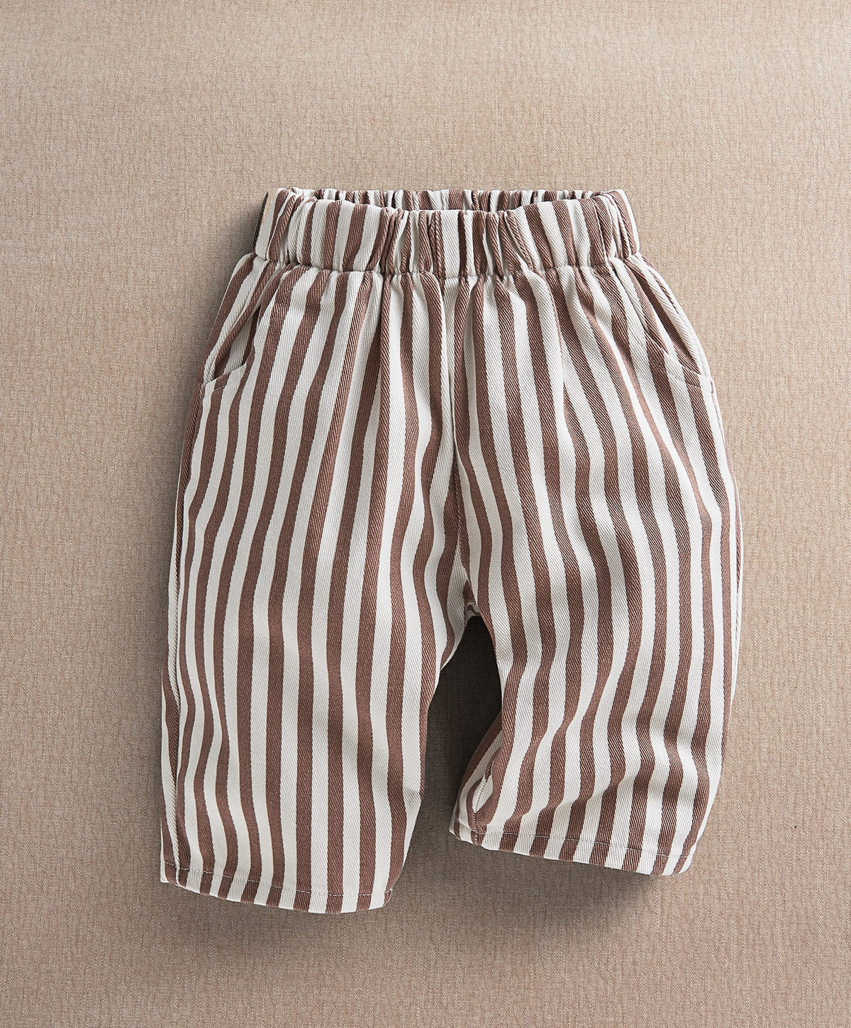 Mamas & Papas Trousers & Leggings Clay & Cream Stripe Trouser