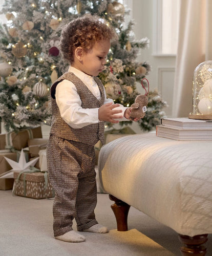 Mamas & Papas Trousers & Leggings Dogtooth Trousers