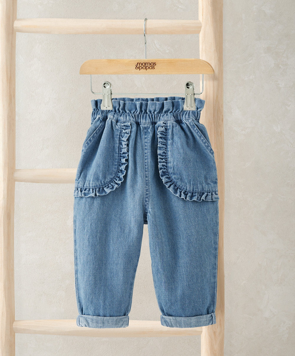 Mamas &amp; Papas Trousers &amp; Leggings Frill Jeans
