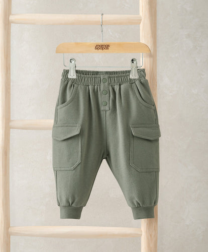 Mamas & Papas Trousers & Leggings Green Cargo Jogger