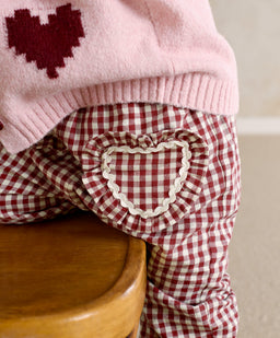 Mamas & Papas Trousers & Leggings Red Gingham Trousers