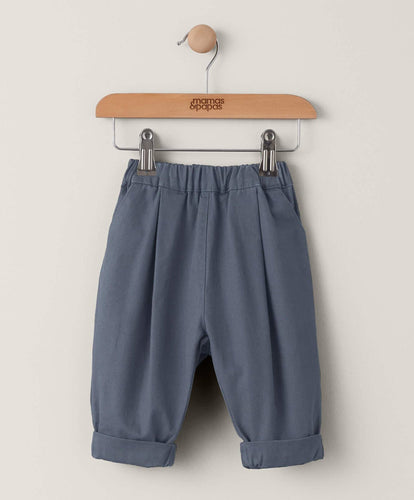 Mamas & Papas Trousers & Leggings Relaxed Woven Trousers - Navy