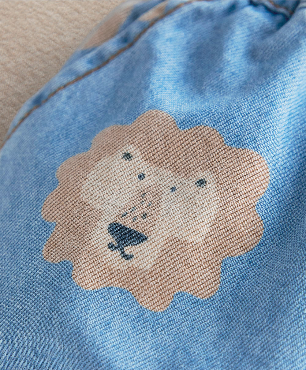 Mamas &amp; Papas Trousers &amp; Leggings Roarsome Denim Jeans