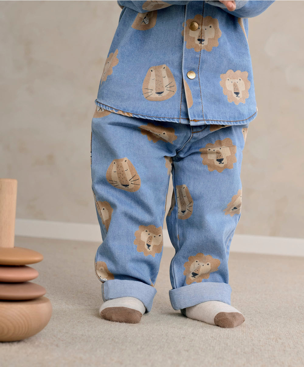 Mamas &amp; Papas Trousers &amp; Leggings Roarsome Denim Jeans
