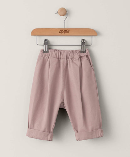 Mamas & Papas Trousers & Leggings Woven Relaxed Trousers - Pink