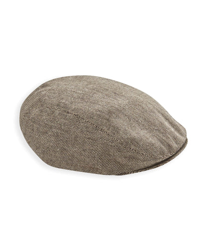 Mamas & Papas Tweed Flat Cap - Brown