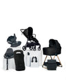 Mamas & Papas Vardo Complete Pushchair Bundle with Cybex Cloud T i-Size Rotating Baby Car Seat & Base (9 Pieces) - Noir